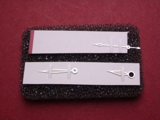 Cartier Zeigersatz für Pasha C 35mm, Stahl, rhodiniert, Kal. 049 & 052, techn. Referenz: 2324, 2475 