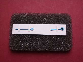 Cartier Zeigersatz für VLC GM, Stahl, gebläut, Kal. 690, techn. Referenz: 1860, 1861 