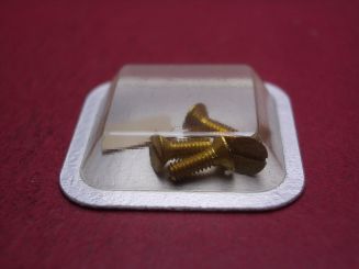 1 Cartier Schraube, gelb, Ø 4,0mm, Länge 5,95mm, VA400285 