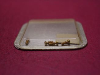 1 Cartier Schraube, gelb, Ø 1,17mm, Länge 2,8mm, für Gondole, 62717304700 