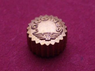Longines Krone doublé, Ø 4,5mm, Höhe 2,8mm, Gewinde 0,9 