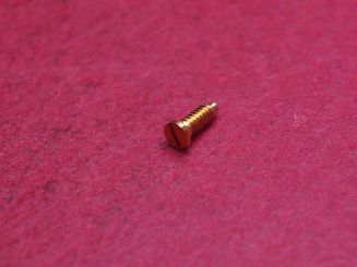 1 Cartier Schraube für Boden & Lünette, gelb, für Santos Vendome PM & GM, techn. Ref. 0171 & 0172, 07387714 