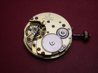 Union Uhrwerk mit Zifferblatt, Zeigern & Krone, Ø 42,7mm, gebraucht 