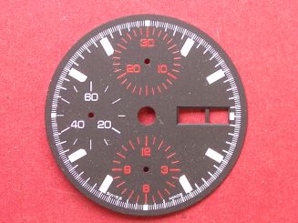 Chronographen-Zifferblatt Valjoux Kaliber: 7750 Durchmesser: 30,00mm 