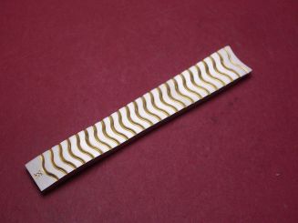Ebel Bandhälfte, Stahl/Gold, Breite: 13mm-11mm, Länge: 7,8cm, neu 