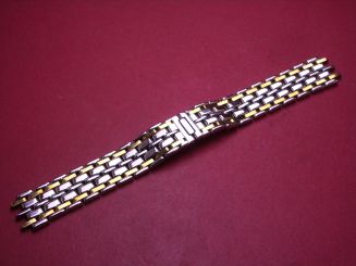Jaeger-LeCoultre Armband, Stahl/Gold, Breite: 17mm-15mm, Länge: 15,7cm, gebraucht (nur im Vorabtausch) 