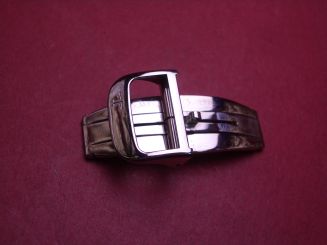 Jaeger-LeCoultre Faltschließe, Stahl, 17mm, gebraucht 