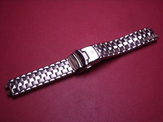 Armband, Stahl, Breite: 20mm, Länge: 17,5cm, mit Faltschließe 