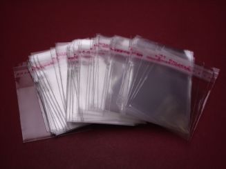 100 Stück selbstklebende Fiberglastüten, 4cm x 4cm 