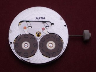 Cartier Pasha C, Big Date Uhrwerk in rosé mit schwarzer Schrift, Cal. 054, Ref. 2475, H5 (Uhrwerk nur im Vorabtausch) 