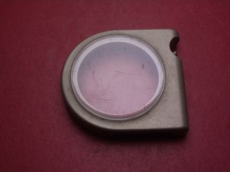 Dugena Lip Gehäuse mit Glas, 44,1mm x 40,6mm x 11,1mm, ohne Deckel, gebraucht 