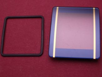 Rado INTEGRAL 23,6mm x 28,3mm  gewölbt, eckig mit Dichtung 