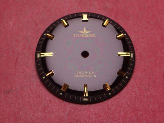 Dugena Lip Zifferblatt, Ø 30,6mm, schwarz/goldfarben 