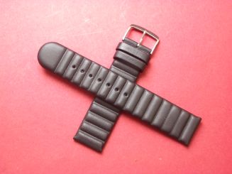 Leder-Armband  20mm,  Signiert: JOOP! Time, Farbe: Schwarz 