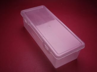 Aufbewahrungs-, /Transport- / oder Sortierbox aus Kunststoff, 18cm x 7,5cm x 5cm 