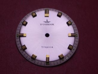 Dugena Tropica Zifferblatt, Ø 30,6mm, creme/goldfarben, ohne Datum 