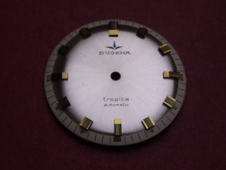 Dugena Tropica Zifferblatt, Ø 30,6mm, creme/goldfarben 