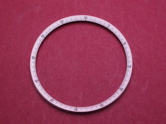 IWC Lünetteneinlage, Außen-Ø 38,3mm, Innen-Ø 33,8mm, silbern 