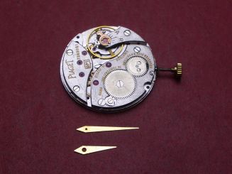 Piaget Uhrwerk Kal. 9P1 mit Zeigerset, Handaufzug, Ø 20.5mm, 36H Gangreserve, f = 19,800 vph 