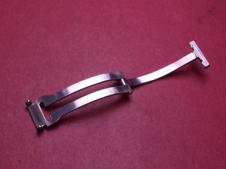 Cartier Faltschließe, Stahl, 13,8mm, gebraucht 