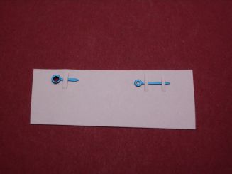 Cartier Zeigersatz, Stahl, gebläut, für 21 GM & La Dona de Cartier GM, Kal. 690, techn. Referenz: 1220, 1230, 1330, 2836, 2895, 2896, VA110060 