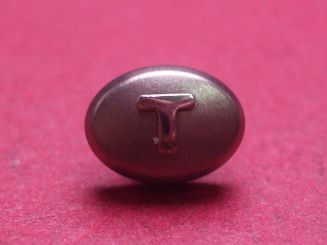 Tissot Drücker, Stahl, 7,7mm x 5,7mm x 2,6mm, Gesamthöhe 6,3mm, Signatur "T", für Tissot T-Touch T013420A 