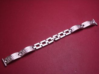 Metall-Armband, Breite: 14mm-10mm, Länge: 17,2cm 