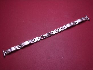 Metall-Armband, Breite: 12mm-8mm, Länge: 16,6cm 