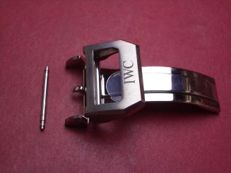 IWC Faltschließe, Stahl, 18mm, für Lederarmbänder, für Ref.: 3201, 3234, 3251, 3706, 3712, 3713, 3714, 3718, 3719, 3757, 3764, 5001, 5002, 50215022, 5026, 5444 