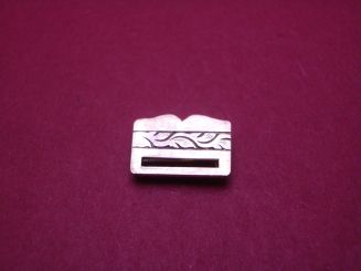 Artdeco-Schließe für Stoff-Uhrenarmbänder, 9mm, goldfarben 