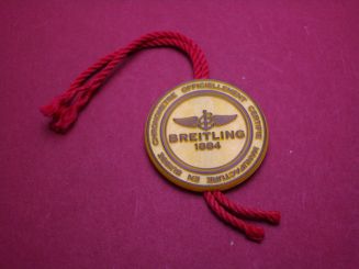 Breitling Hang Tag, Ø 30,8mm, gelb 