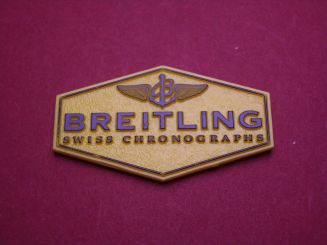 Breitling Hang Tag, 44,1mm x 24,8mm, gelb 