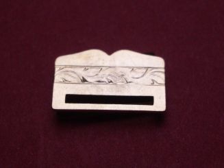 Artdeco-Schließe für Stoff-Uhrenarmbänder, 10mm, goldfarben 