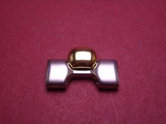 Longines Armband-Ersatzglied, Stahl/Gold, 14,2mm 