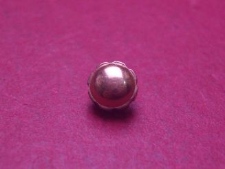 Uhrenkrone, rosé, Ø 5,1mm, Höhe 4,0mm, Gewinde 0,9mm 