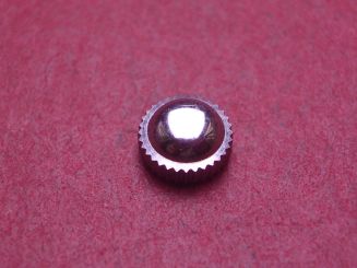 Uhrenkrone, weiß, Ø 5,1mm, Höhe 2,8mm, Gewinde 0,9mm 