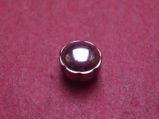 Uhrenkrone, weiß, Ø 5,0mm, Höhe 4,0mm, Gewinde 0,9mm 