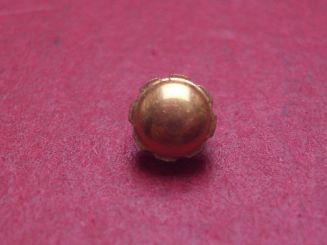Uhrenkrone, gelb, Ø 5,1mm, Höhe 4,1mm, Gewinde 0,9mm 