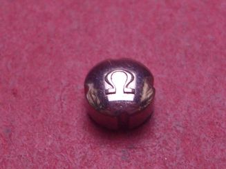 Omega Krone, Stahl, Ø 5,3mm, Höhe 3,1mm, Gewinde 0,9mm, mit innenliegender Dichtung 