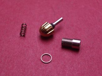 Breitling Drücker, gelb, wasserdicht, mit Schraube, Feder und Hülse für Ref. Nr.: B13050.1, B13048, B13047, B13050 