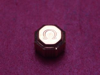 Omega Krone, gelb, Ø 5,1mm, Höhe 3,2mm, Gewinde 1,0mm 