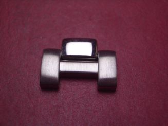 Cartier Armbandglied zur Schließenbefestigung 12h, Stahl, 18mm, für Pasha 35mm & 38mm, techn. Ref. 1040, 1030, 1352, 1032, 1050, 2342, 2113, 2378, 2388 & 2379, neu 