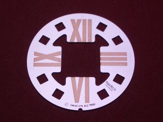 Swatch Zifferblatt, Ø 28,9mm, Farben: silber, rosé, NOS (New Old Stock) 