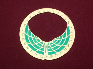 Swatch Zifferblatt, Ø 28,9mm, Farben: grün, gold, NOS (New Old Stock) 