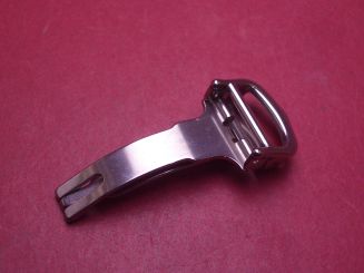Cartier Faltschließe, Stahl, 16mm, neu 