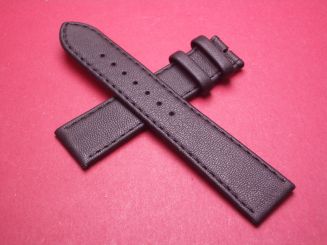TeNo Lederarmband, 20mm im Verlauf auf 18mm, Farbe: schwarz 