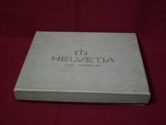 Helvetia Aufbewahrungs-, /Transport- / oder Sortierbox, 26,5cm x 21,5cm x 4cm, mit Fächereinlagen (50 Fächer insgesamt), gebraucht 