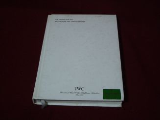 IWC Buch "Die Uhren von IWC. 2001/02" mit Informationen und Beschreibungen zu verschiedenen Uhren, Werken/Kalibern, sowie Explosionszeichnungen u.v.m., weist leichte Lagerspuren auf 