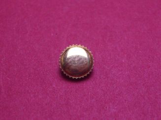 Krone, Stahl, goldfarben, glänzend, Ø 6,1mm, Gesamthöhe 2,56mm, Gewinde 0,9mm 
