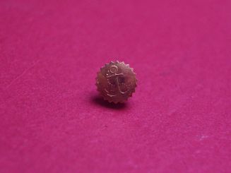 Krone, Stahl, goldfarben, matt, Ø 4,5mm, Gesamthöhe 3,69mm, Gewinde 1,1mm, Tubus 2,0mm 